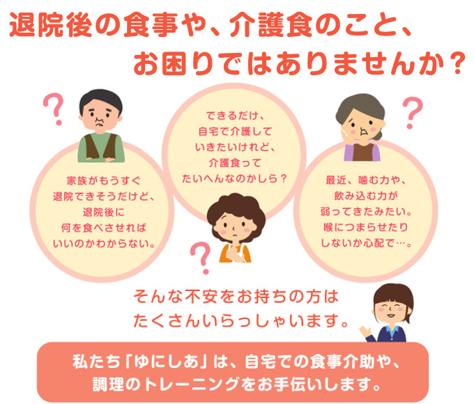 介護食、食事介助でお困りなこと